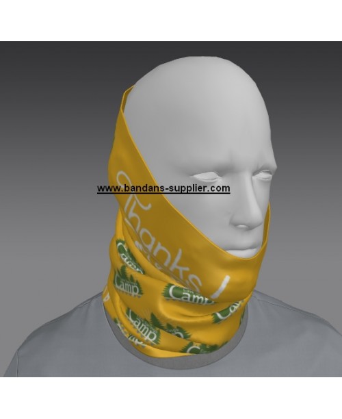 Custom Double Layer Bandana Neck Gaiters, Customize Any Neck Gaiter For Events, Parties, Tradeshows & More 